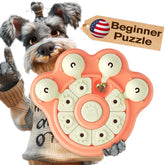 KADTC Beginner Level 1 Dog Puzzle Toy for Small/Medium/Large Dogs Food Puzzles Feeder Mental Stimulation Puppy Brain Stimulating Interactive Slow Treat Dispenser Cognitive Enrichment Mind Game